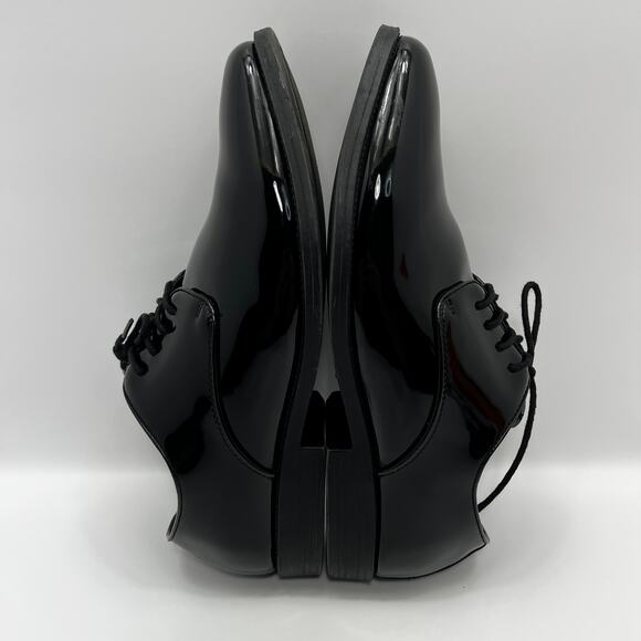 Fabian Couture S110-W001 Black Upper Square Toe Derby Mens 12W Dress Shoes - Picture 4 of 10